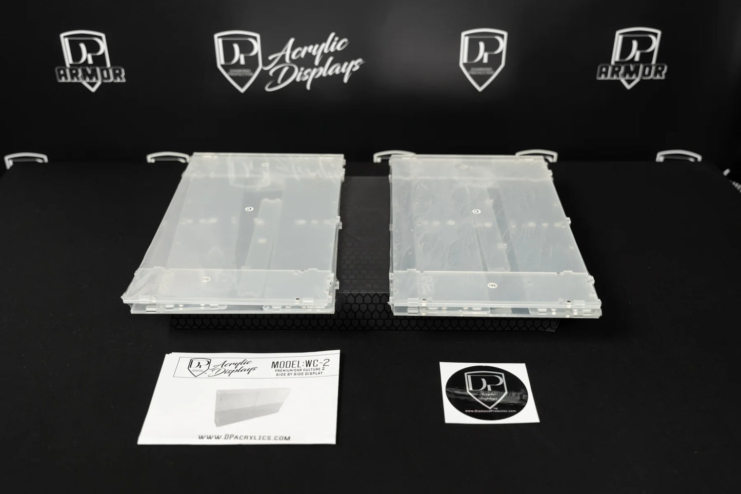 Hot Wheels Premium 2-Car Acrylic Display 2 Pack (WC-2) - Diamond Protector