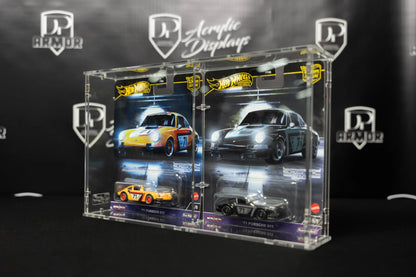 Hot Wheels Premium 2-Car Acrylic Display 2 Pack (WC-2) - Diamond Protector