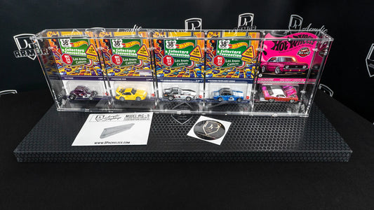 Hot Wheels/RLC 5-Car Acrylic Display (RC-5) - Diamond Protector