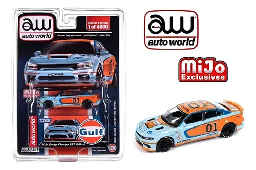 Auto World Gulf 2021 Dodge Charger Srt Hellcat Custom 1:64