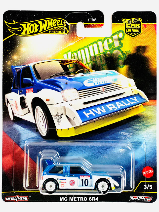 Hot Wheels 2025 Car Culture Hammer Drop MG Metro 6R4