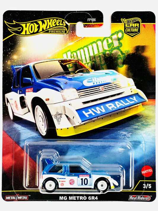 Hot Wheels 2025 Car Culture Hammer Drop MG Metro 6R4