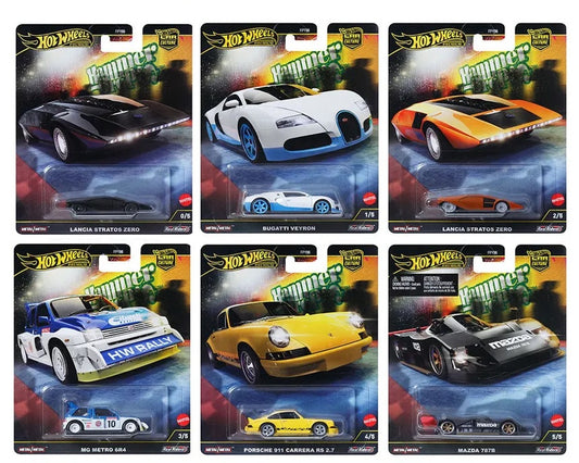 Hot Wheels 2025 Car Culture Hammer Drop Set of 6 - WITH CHASE!!!