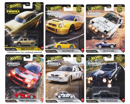 (Preorder) Hot Wheels 1:64 Car Culture 10th Anniversary 2026 Q Case – Thrill Climbers 5 Assortment