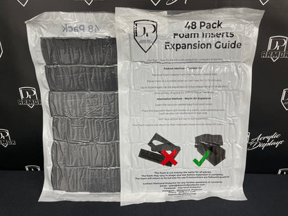 Die-Cut Foam Inserts - 48 Pack - Diamond Protector