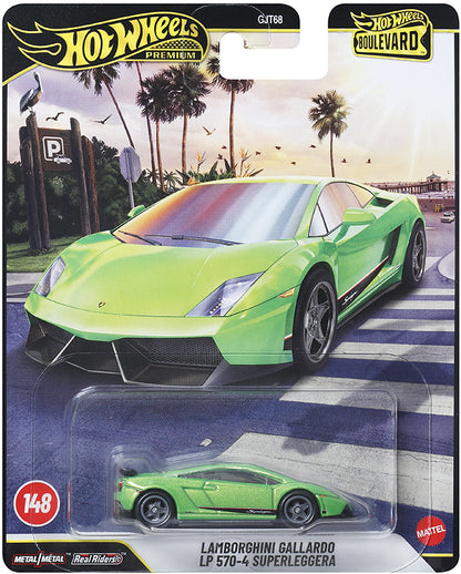 (PRE ORDER) Hot Wheels BOULEVARD: MIX 2 OF 2026 - YARIS,FORD TORINO, LAMBORGHINI,67 MUSTANG, R32 SKYLINE