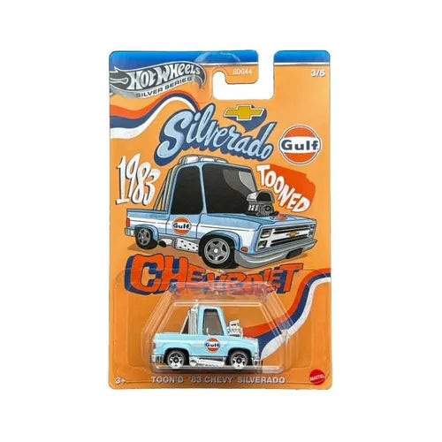 Hot Wheels 2025 GULF TOONED Toon'd 83 Chevy SIlverado
