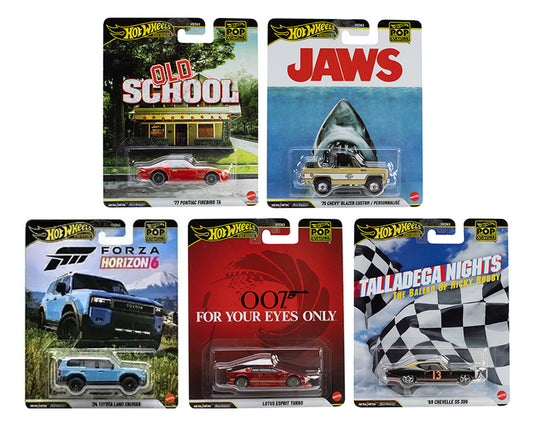 (PREORDER) HOT WHEELS 2026 POP CULTURE SET OF 5 - DASH T