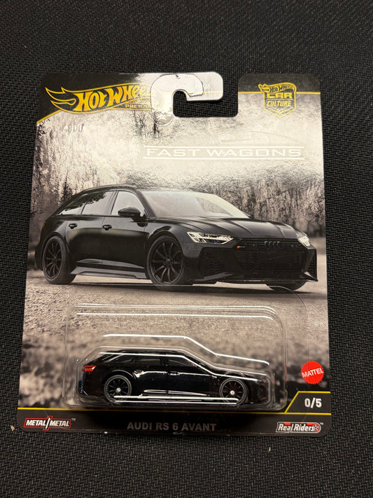 Hot Wheels 2025 Car Culture Fast Wagons Audi RS 6 Avant CHASE