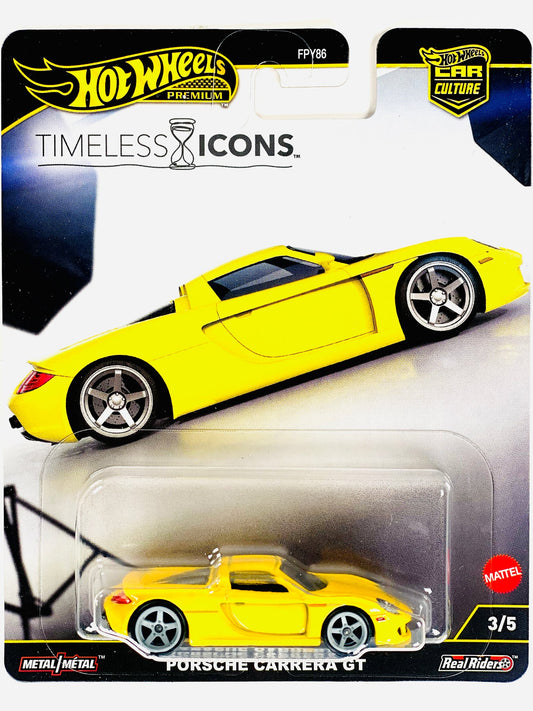 Hot Wheels 2025 Car Culture Timeless Icons Porsche Carrera GT (Damaged Card)