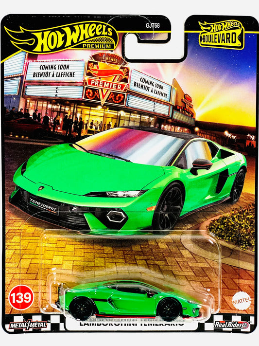 Hot Wheels 2025 Boulevard Lamborghini Temerario #139 - DAMAGED CARD - GOOD FOR OPENING