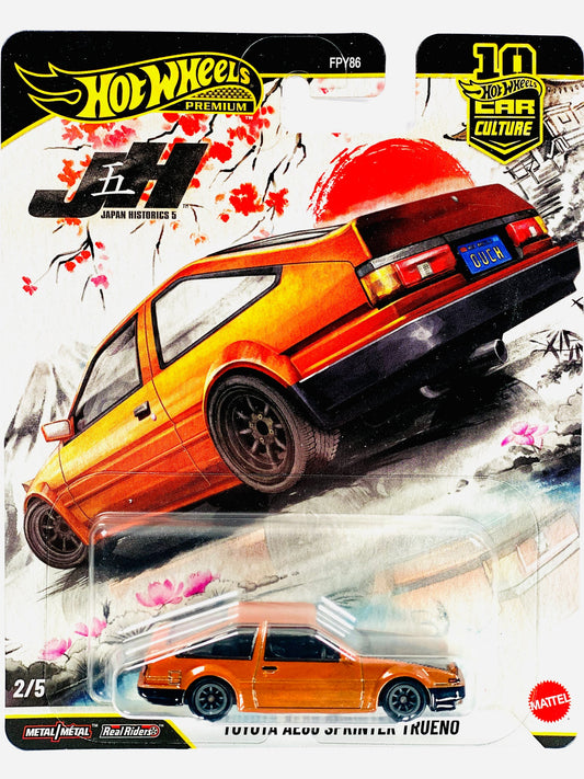 Hot Wheels 2026 Japan Historics 5 Toyota AE86 Sprinter Trueno (Damaged Card/Blister)