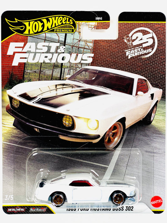 Hot Wheels 2026 Fast & Furious 25th Anniversary Case N 1969 Ford Mustang Boss 302