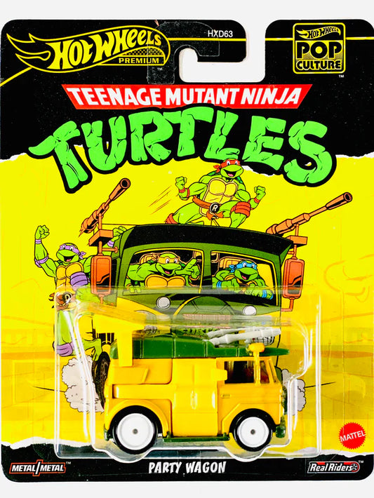 Hot Wheels 2025 Pop Culture Case K TMNT Party Wagon - Ninja Turtle