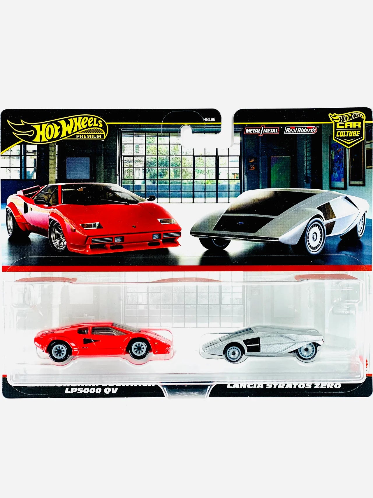 Hot Wheels 2025 Target Exclusive 2 Pack Lamborghini Countach LP5000 QV & Lancia Stratos Zero
