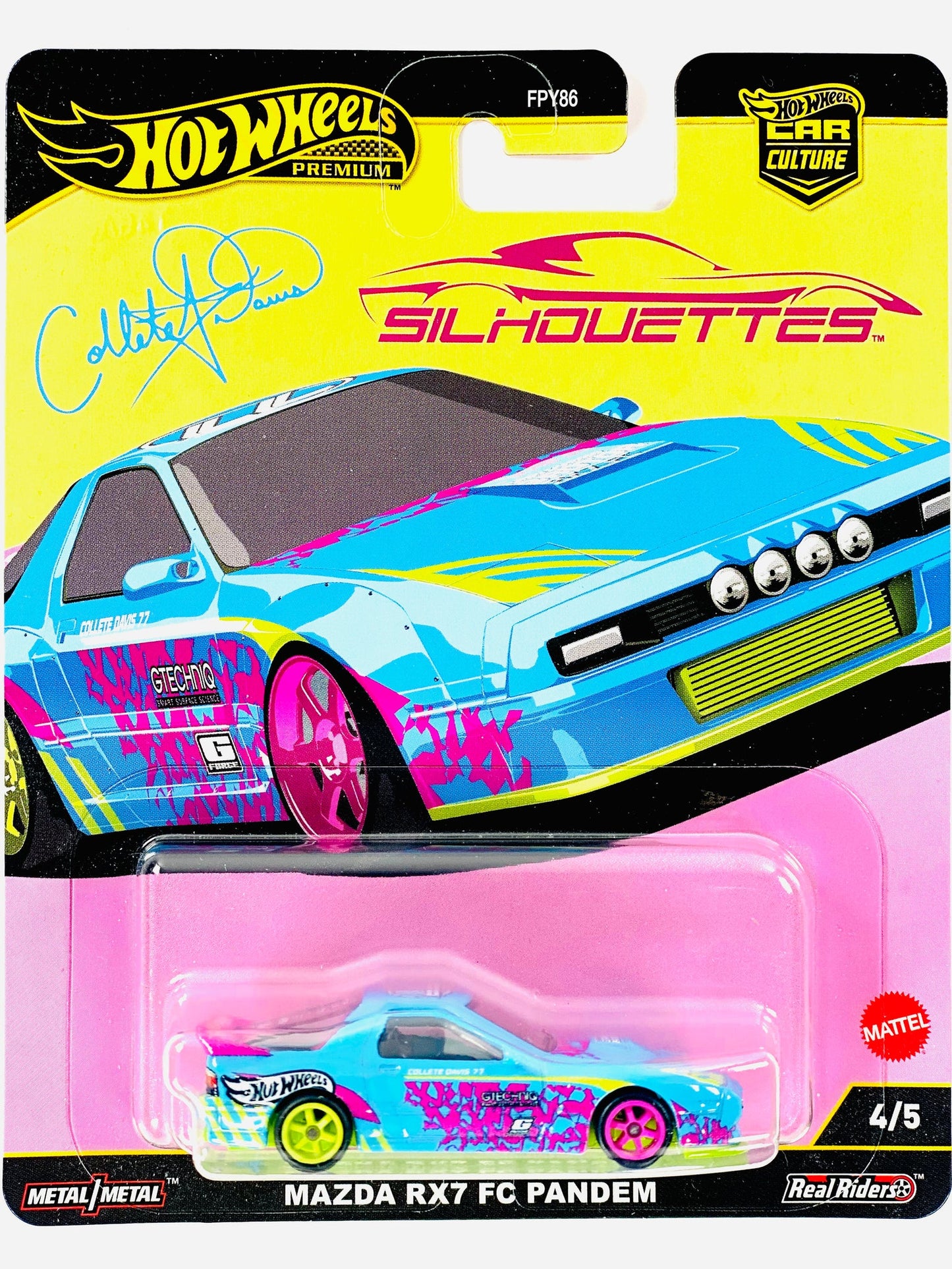 Hot Wheels 2025 Car Culture Silhouettes Mazda RX7 FC Pandem