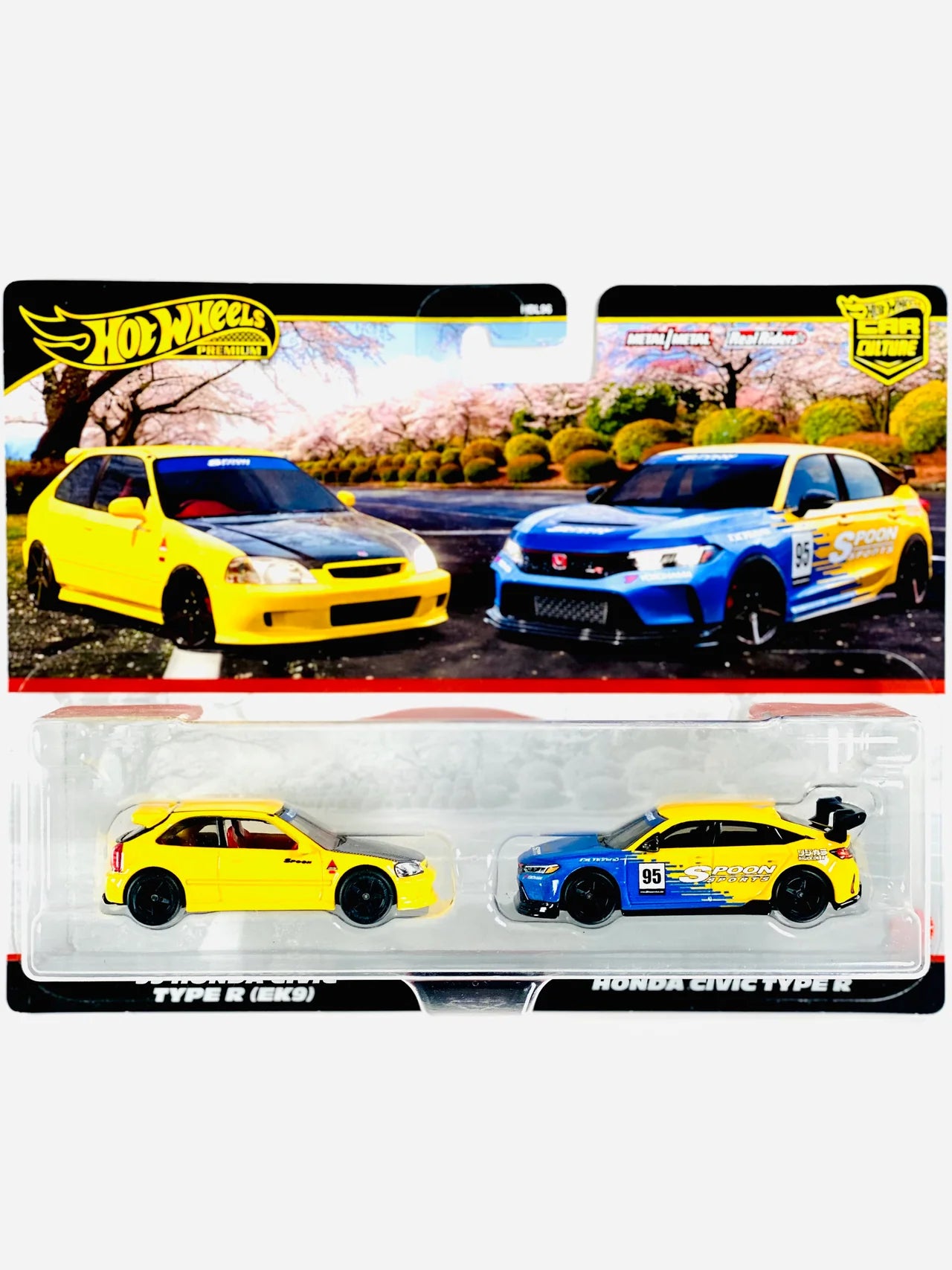 Hot Wheels 2025 Target Exclusive 2 Pack '99 Honda Civic Type R (EK9) & Honda Civic Type R