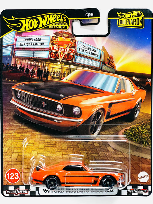 Hot Wheels 2025 Boulevard '69 Ford Mustang Boss 302 #123 - DAMAGED CARD