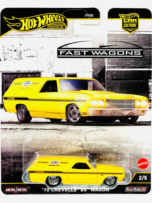 Hot Wheels 2025 Car Culture Fast Wagons '70 Chevelle SS Wagon - Damaged Card