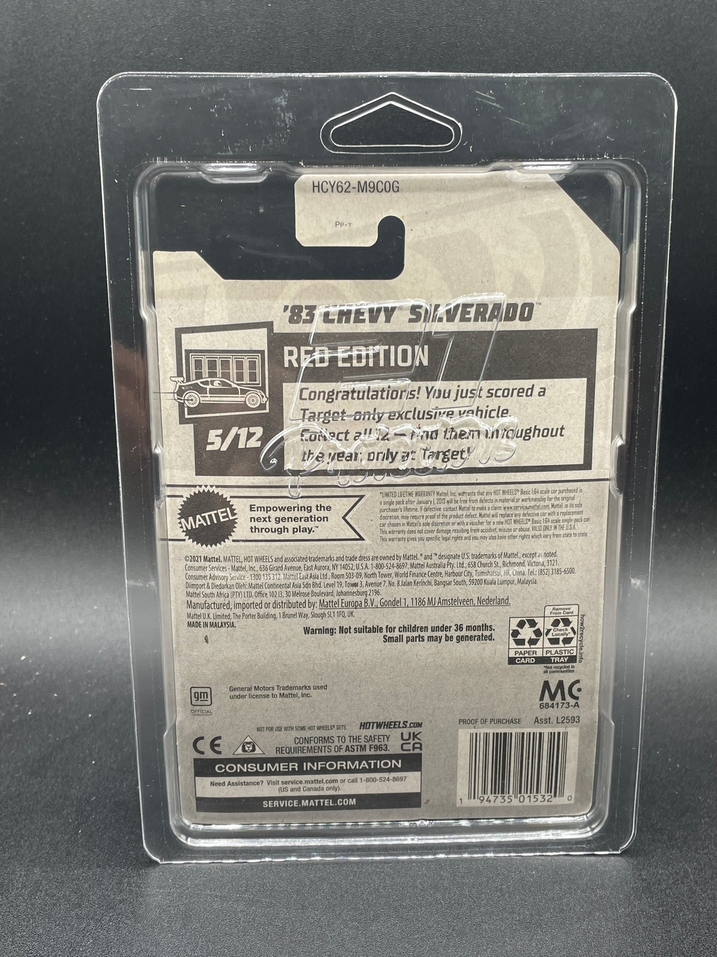 '21 Protectors' Plastic Protector Case (Mainline) PLEASE READ DESCRIPTION FOR POSTAGE!