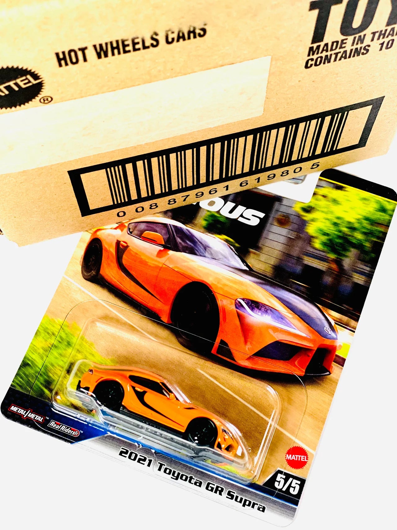 Hot Wheels 2025 Fast & Furious 2021 Toyota GR Supra Solid Pack (10 Cars)