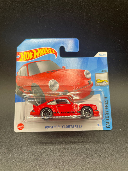 2024 Hot Wheels Short Card - Porsche 911. Carerra RS 2.7 - 46/250