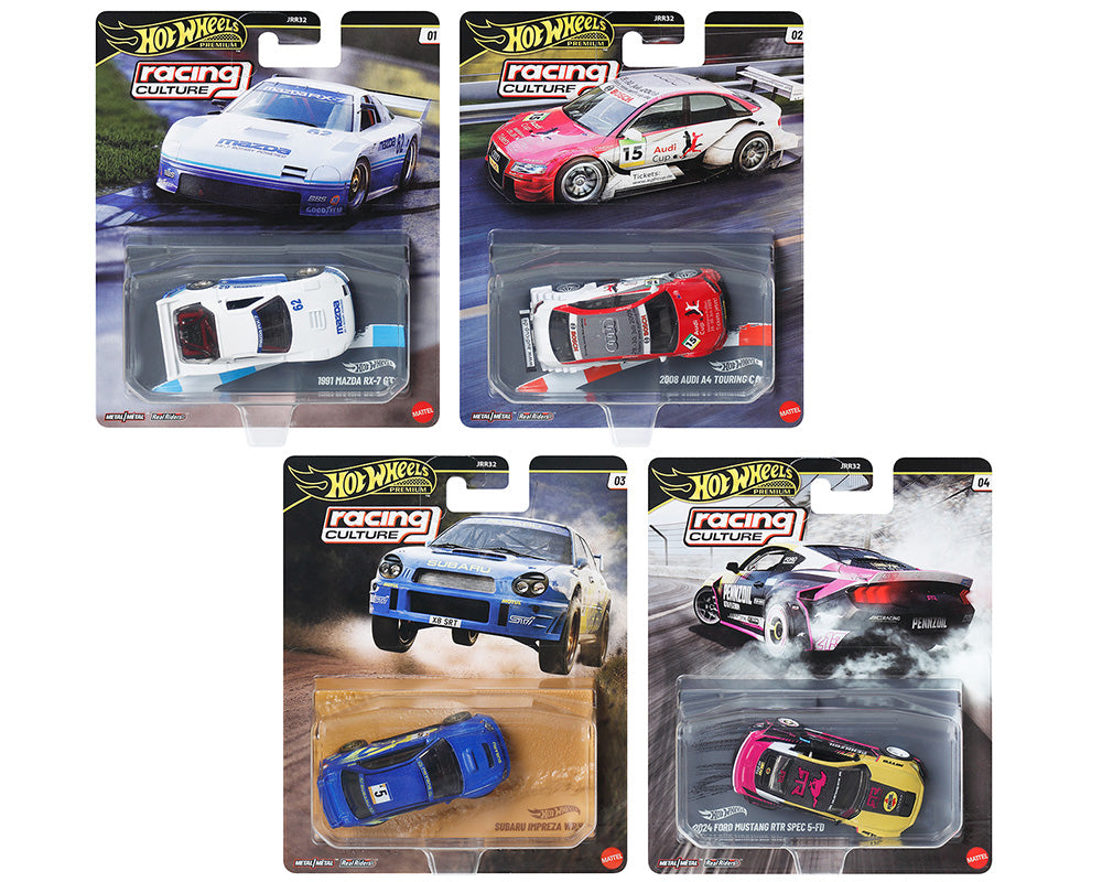 (Preorder) Hot Wheels 1:64 Racing Culture 2027 A Assortment - New for 2027 - SET OF 4