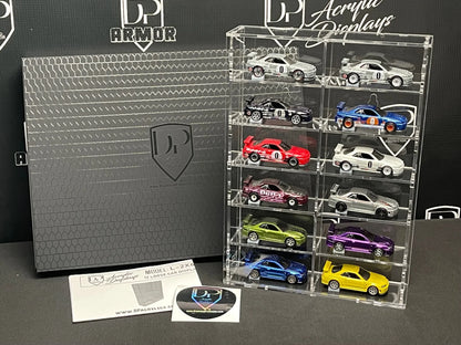 12-Car Acrylic Display (L-2*6) - Diamond Protector