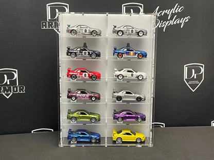 12-Car Acrylic Display (L-2*6) - Diamond Protector