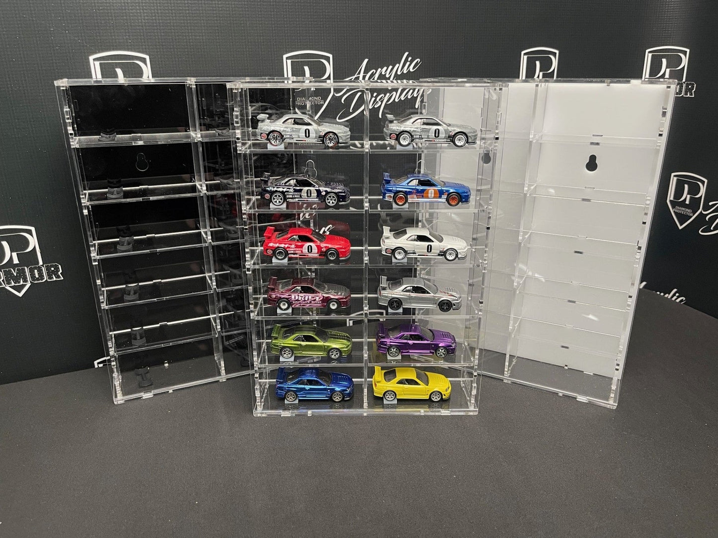 12-Car Acrylic Display (L-2*6) - Diamond Protector