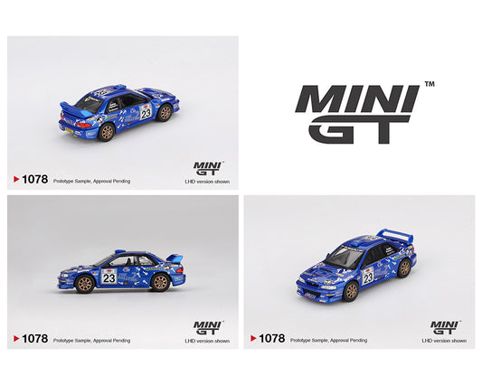 (PRE ORDER) -  Mini GT 1:64 Subaru Impreza WRC99 #23 2000 Acropolis Rally – Mijo Exclusives
