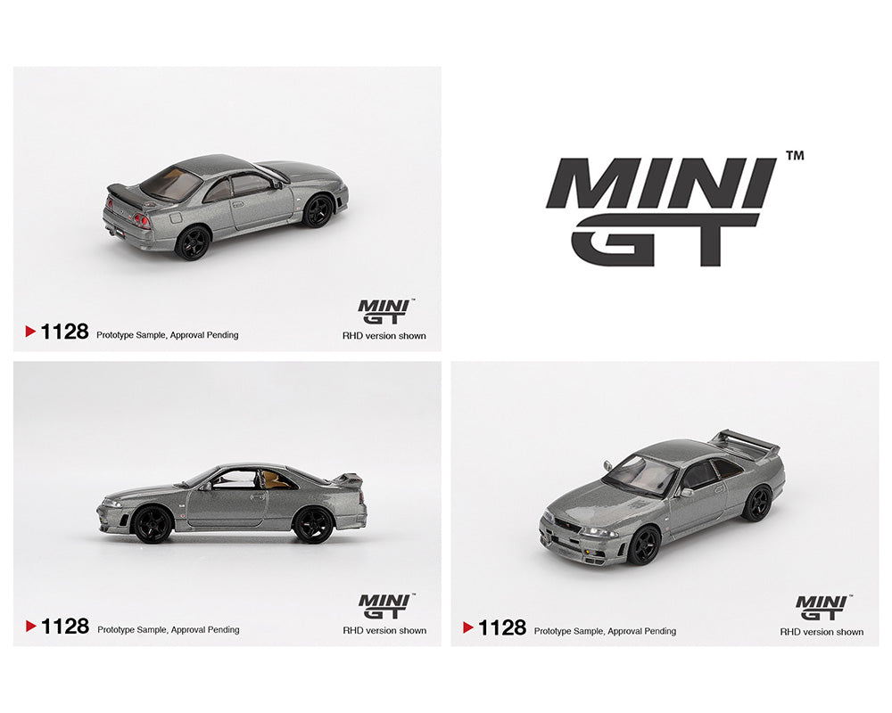 (Preorder) Mini GT 1:64 NISSAN Skyline GT-R Dark Metal Gray (NISMO BCNR33 CRS Version) – Limited Edition