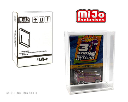 Showcase 1:64 Basic Redline Collector Single Display Case (5.25″x2.5″x7.5″) – Mijo Exclusives - MK13018