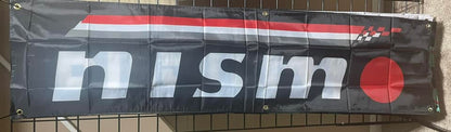 NISMO Logo Banner - Approx. 45cm x 180cm (1.5ft x 6 ft) - B-008