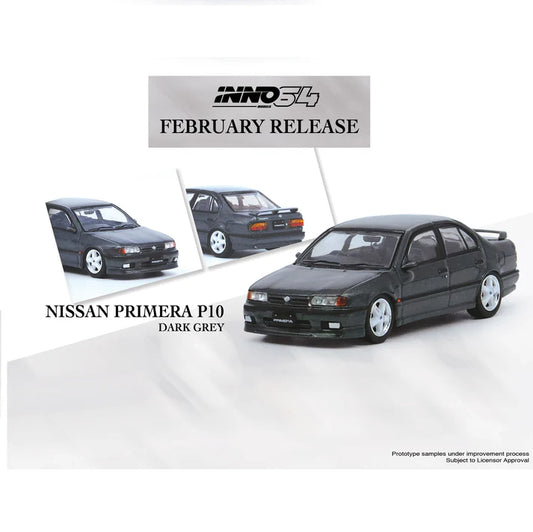 INNO64 1/64 NISSAN PRIMERA P10 Gun Metal Grey IN64-P10-GMG