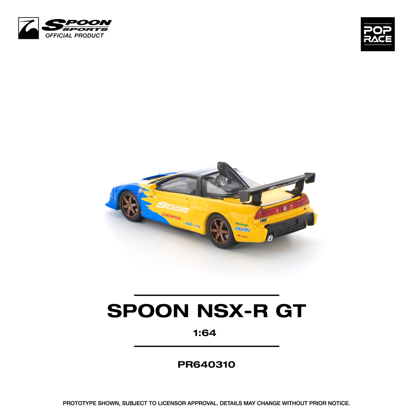 (Pre order) PR640310 POPRACE 1/64 SPOON NSX R GT