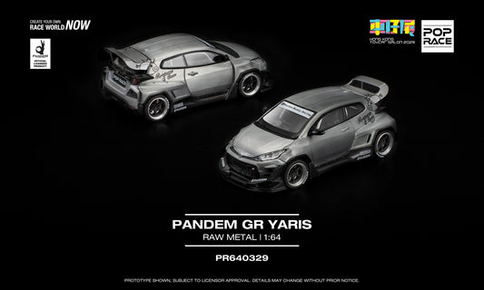 (Pre order) PR640329 POPRACE 1/64 PANDEM GR YARIS RAW MATERIAL