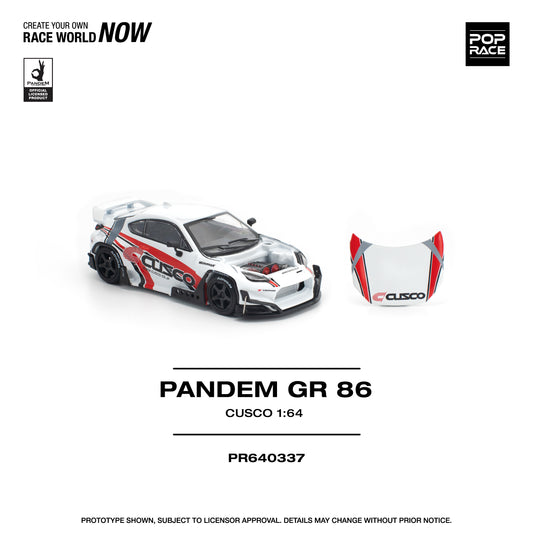 (Pre order) POPRACE 1/64 PANDEM GR86 - CUSCO - PR640337