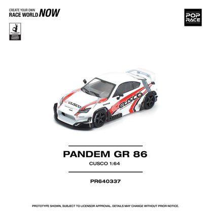 (Pre order) POPRACE 1/64 PANDEM GR86 - CUSCO - PR640337