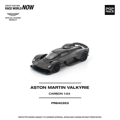 (Pre order) PR640353 POPRACE 1/64 ASTON MARTIN VALKYRIE CARBON EDITION