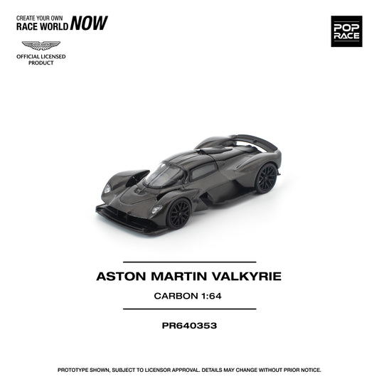 (Pre order) PR640353 POPRACE 1/64 ASTON MARTIN VALKYRIE CARBON EDITION