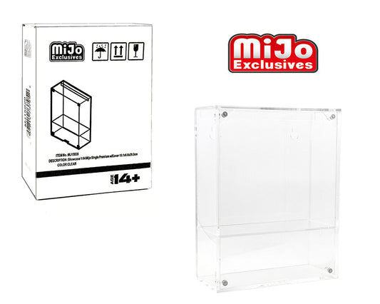 Showcase 1:64 Premium Collector Single Case with Shelve & Cover (6″x2.1/8″x8″) – Mijo Exclusives - MJ15020