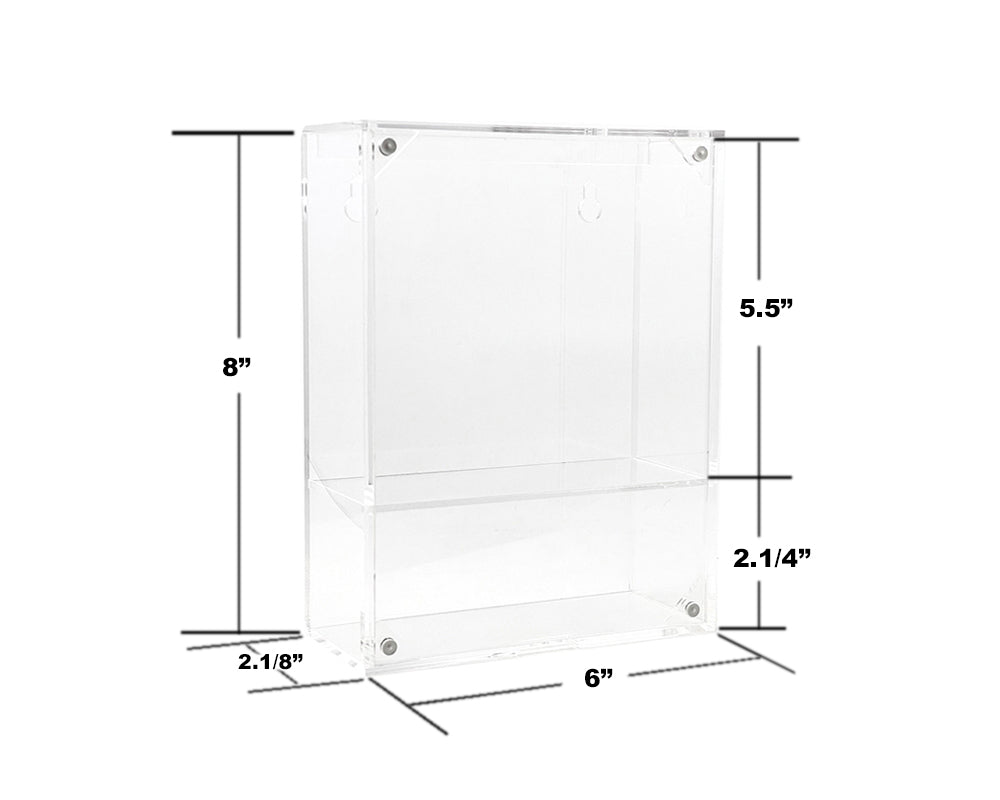 Showcase 1:64 Premium Collector Single Case with Shelve & Cover (6″x2.1/8″x8″) – Mijo Exclusives - MJ15020