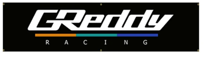 GREDDY RACING BANNER - Approx. 45cm x 180cm (1.5ft x 6 ft) - B-011 ...
