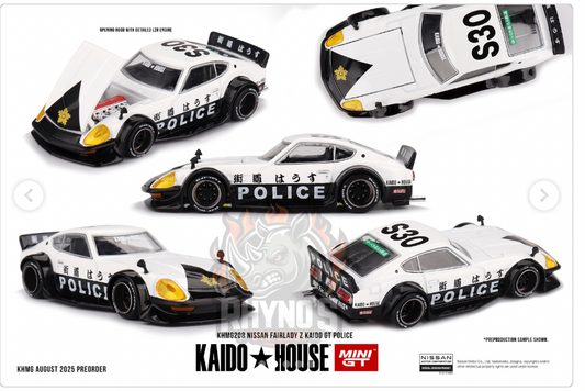 (PRE ORDER) Kaido House x Mini GT KHMG208 NISSAN FAIRLADY Z KAIDO GT POLICE