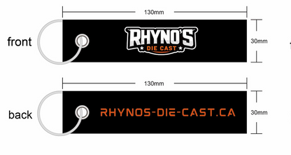 Rhynos Branded Key Ring