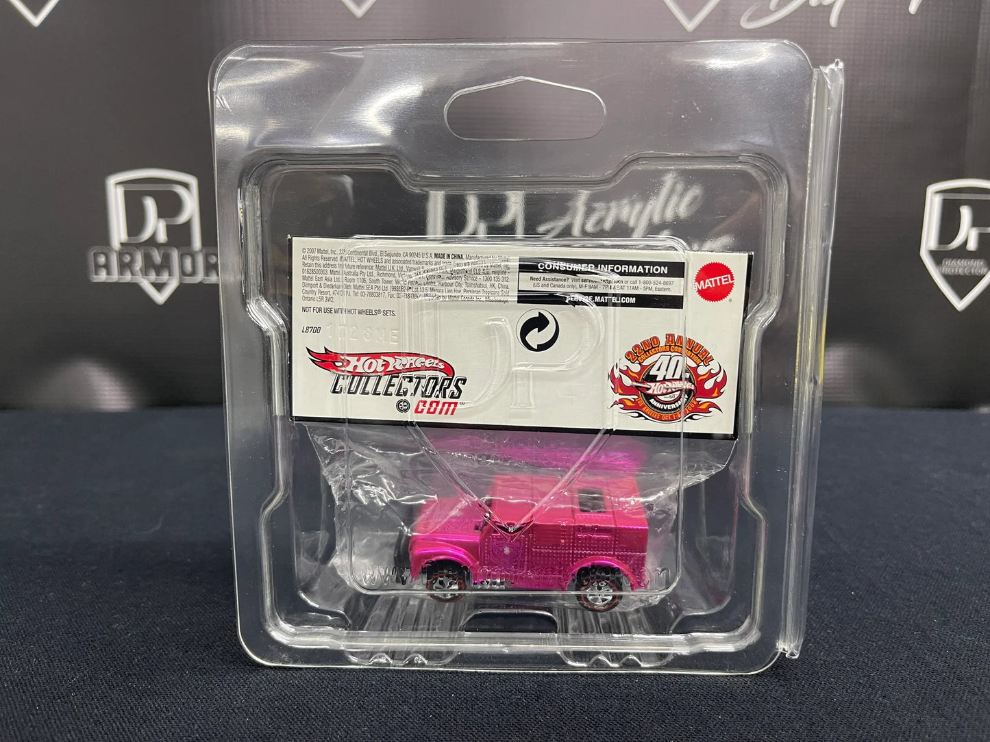 Hot Wheels Short Card Protector - Diamond Protector