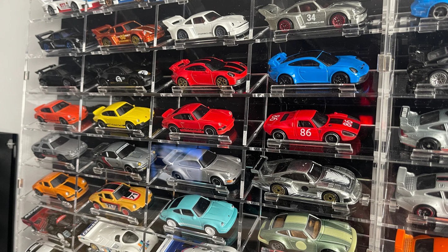 56 Car Slanted Wall Mount Display - Diamond Protector