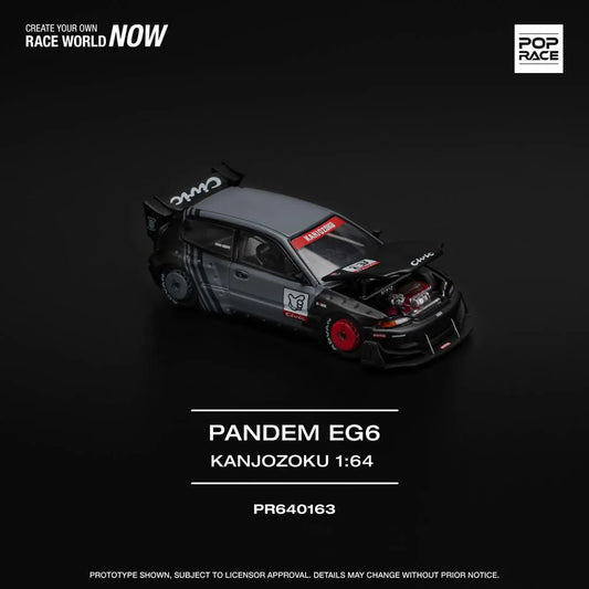 PR640163 POPRACE 1/64 1/64 PANDEM CIVIC EG6 "KANJOZOKU"