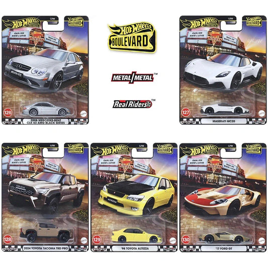 2025 Hot Wheels Premium Boulevard Mix 3 - 126/130 - Tacoma, Altezza, Ford GT